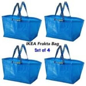 IKEA FRAKTA Reusable Bags, Large (SET of 4),‎ NWT